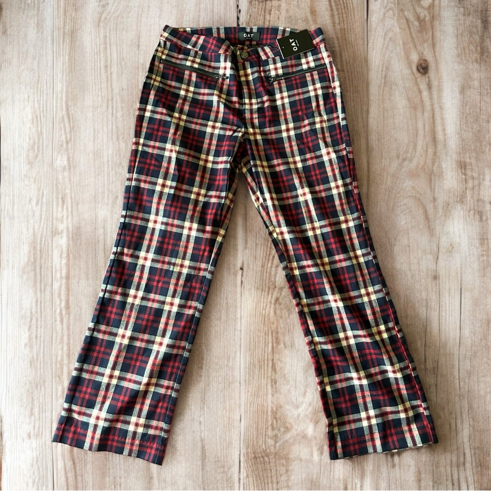 Oat New York Holiday Plaid Pants